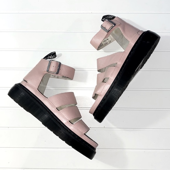 Dr. Martens Shoes | Dr. Martens Clarissa II Quad Platform Sandal | Color: Pink | Size: 10 | Chngclothes's Closet